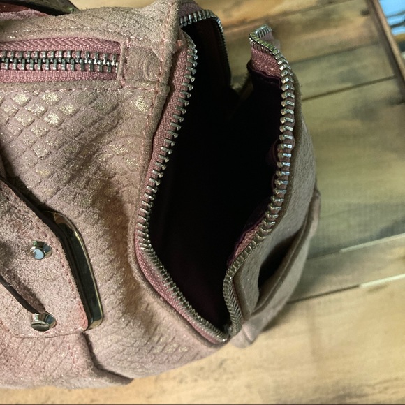 B Makowsky Pink Sand Suede Handbag. Gorgeous!!!!!! - Picture 13 of 14